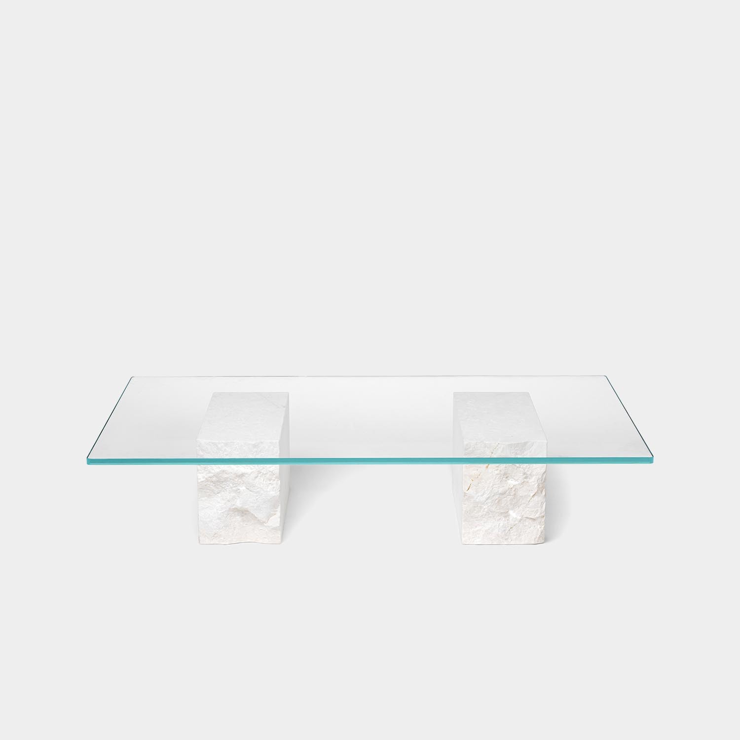 Mineral Coffee Table, Bianco Curia Marble