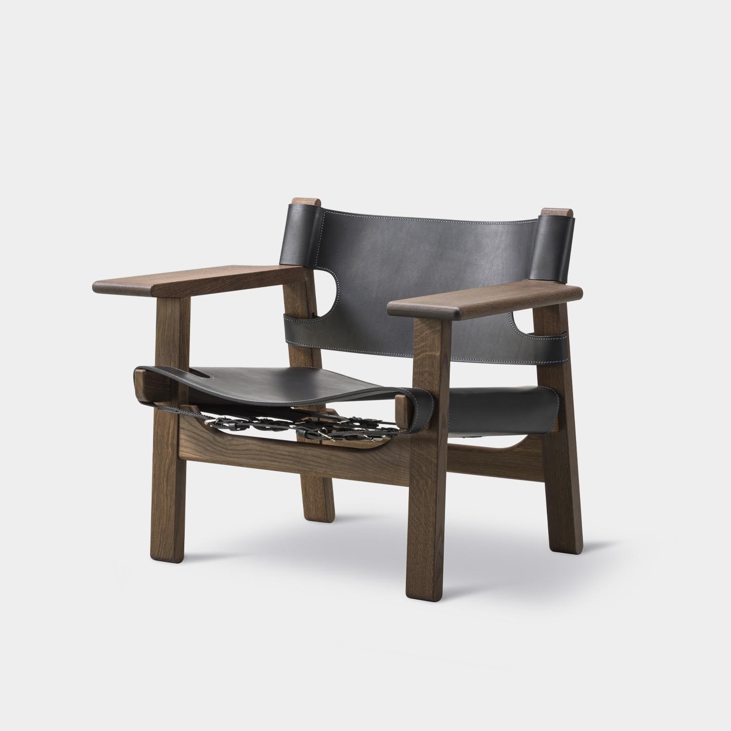 Spanish Chair, Smoked Oak