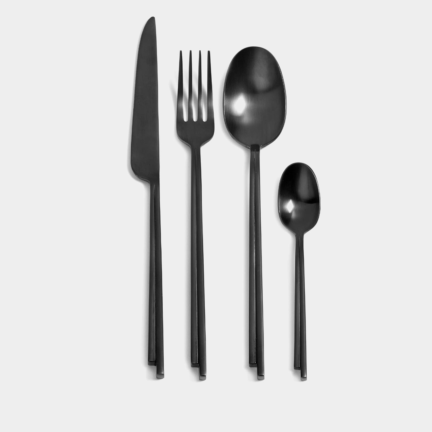 Cutlery Gift Box Dune, 24 pieces, Black