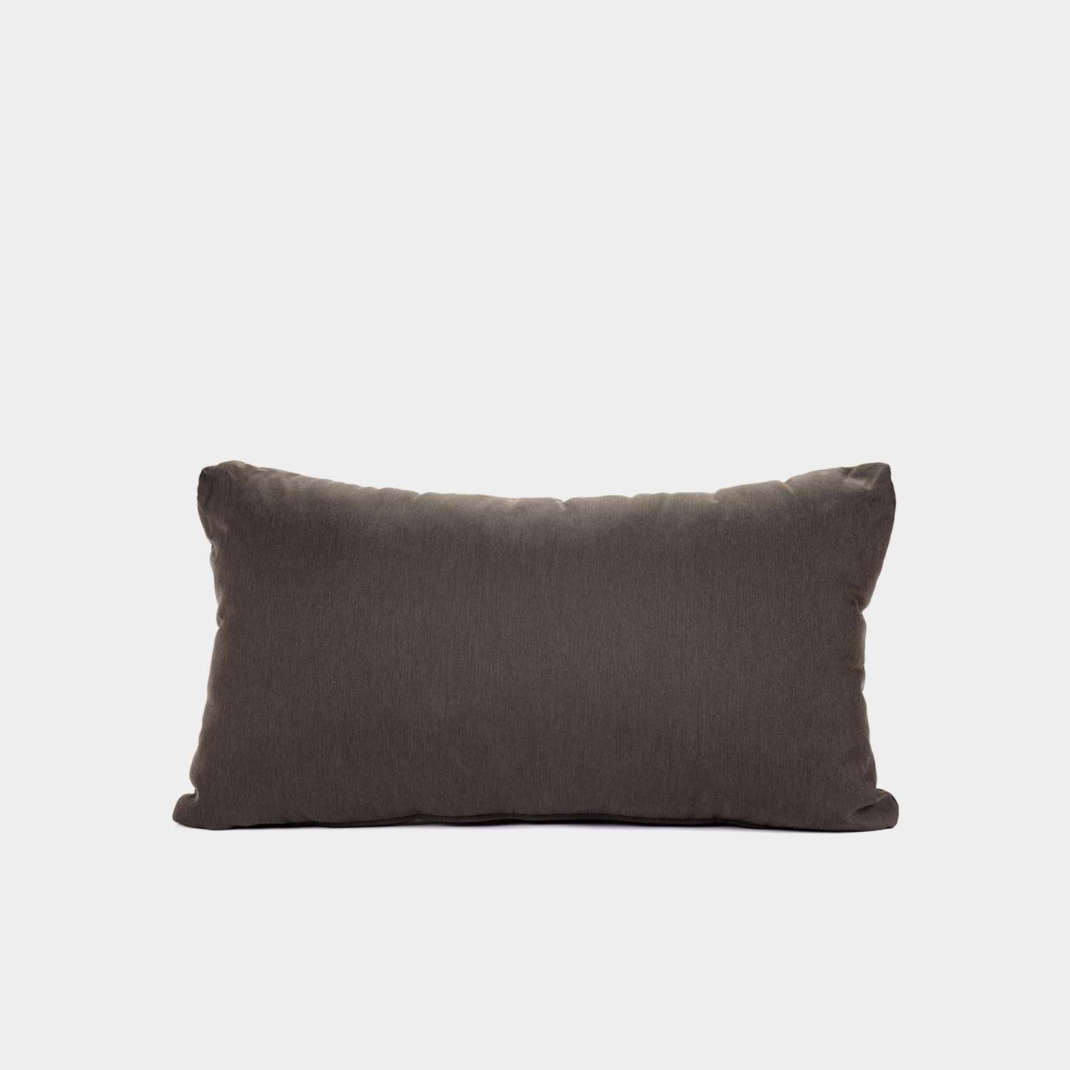 Decorative Cushion, Rectangular, Outdoor, Black Brown